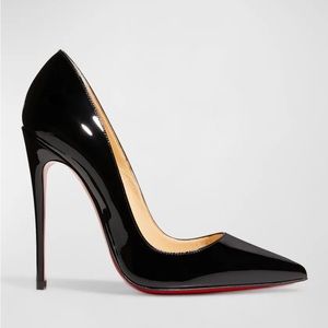 So Kate Patent Pointed Toe Louboutin Heels